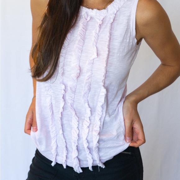 J. Crew Tops - J Crew ruffle tank